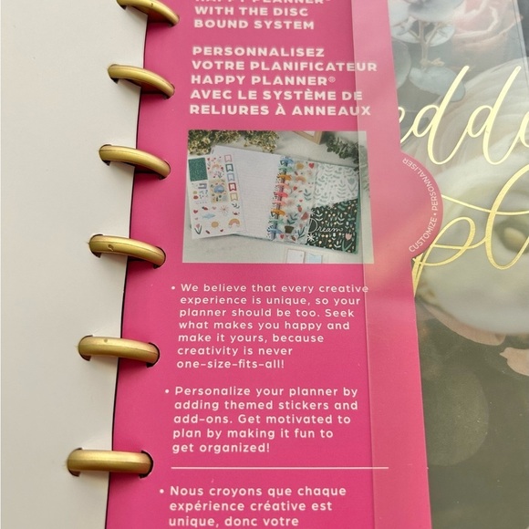 The Happy Planner Undated Wedding Planner and Organizer - Picture 6 of 8